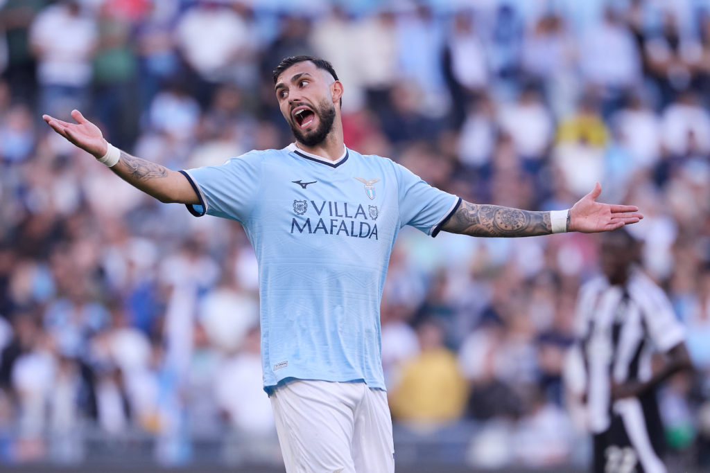 Taty Castellanos complains during SS Lazio v Juventus.