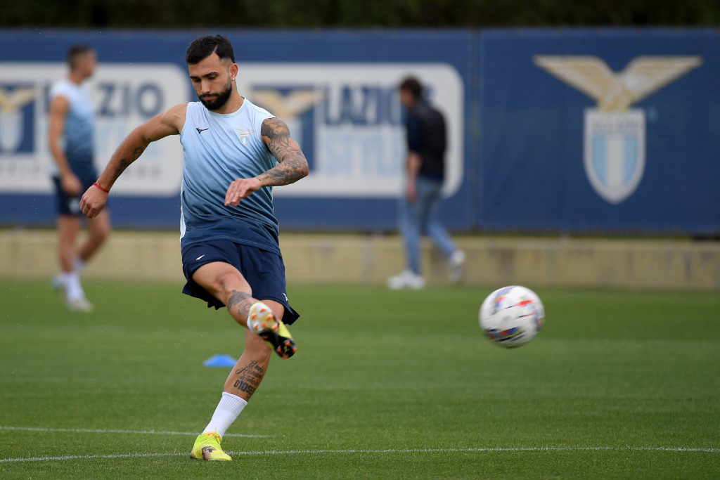 Valentin 'Taty' Castellanos of SS Lazio during the SS Lazio training session at the Formello sport Center
