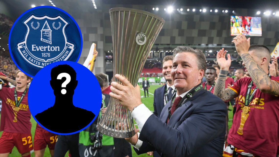 Dan Friedkin lifts the Europa Conference League trophy as AS Roma owner.