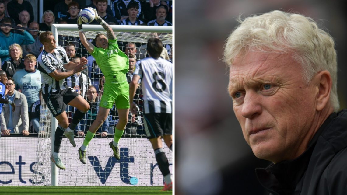David Moyes looks on as his Everton side beat Newcastle United in the Premier League.