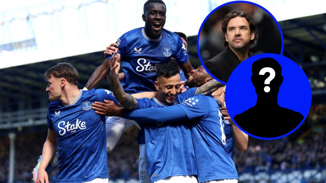 Everton players celebrate Dwight McNeil's goal vs Ipswich Town.