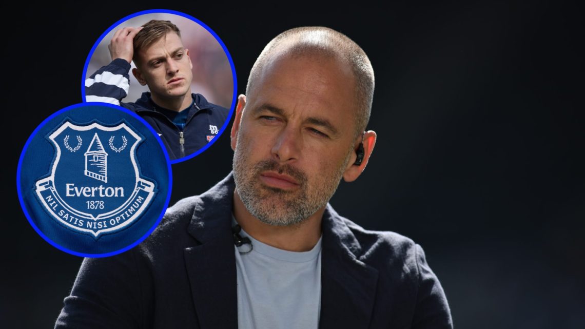 Joe Cole presents for TNT Sports ahead of a Premier League game.