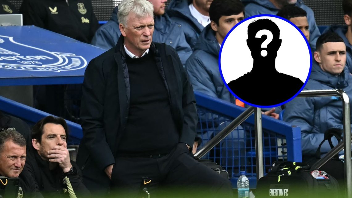 David Moyes watches on as his Everton side taste defeat against Manchester City.