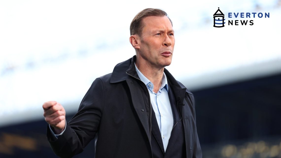 Duncan Ferguson works as a pundit for Everton vs Manchester United.