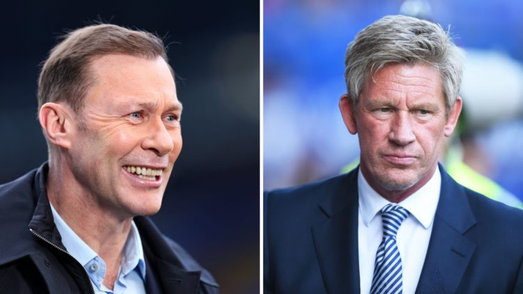 Former Everton player Duncan Ferguson. Former sporting director Marcel Brands.