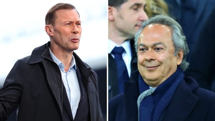 Former Everton boss Duncan Ferguson. Former Everton Farhad Moshiri