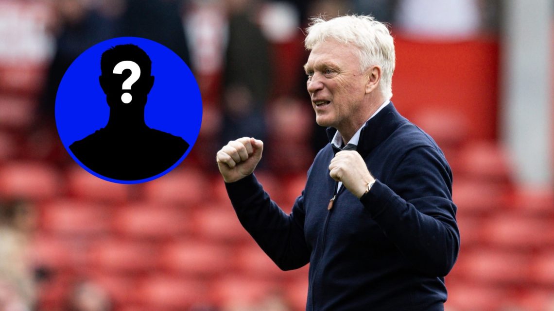 David Moyes celebrates Everton's away victory over Nottingham Forest in April.