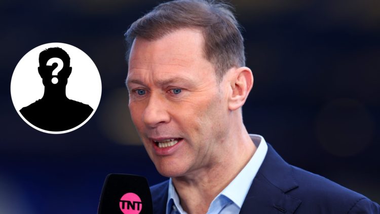 Former Everton manager Duncan Ferguson. Inset of mystery player