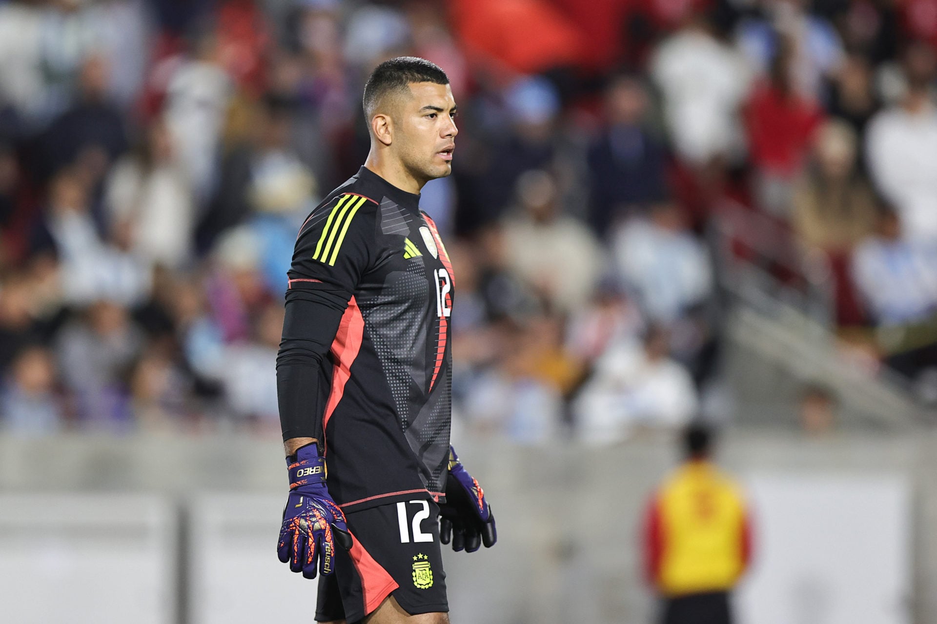 Argentina international Walter Benitez during a friendly against Costa Rica.