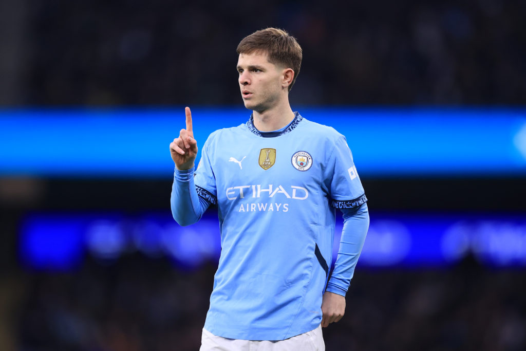 Manchester City playmaker james McAtee.