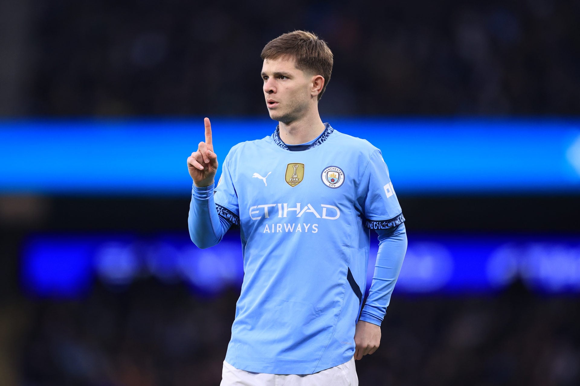 Manchester City playmaker james McAtee.