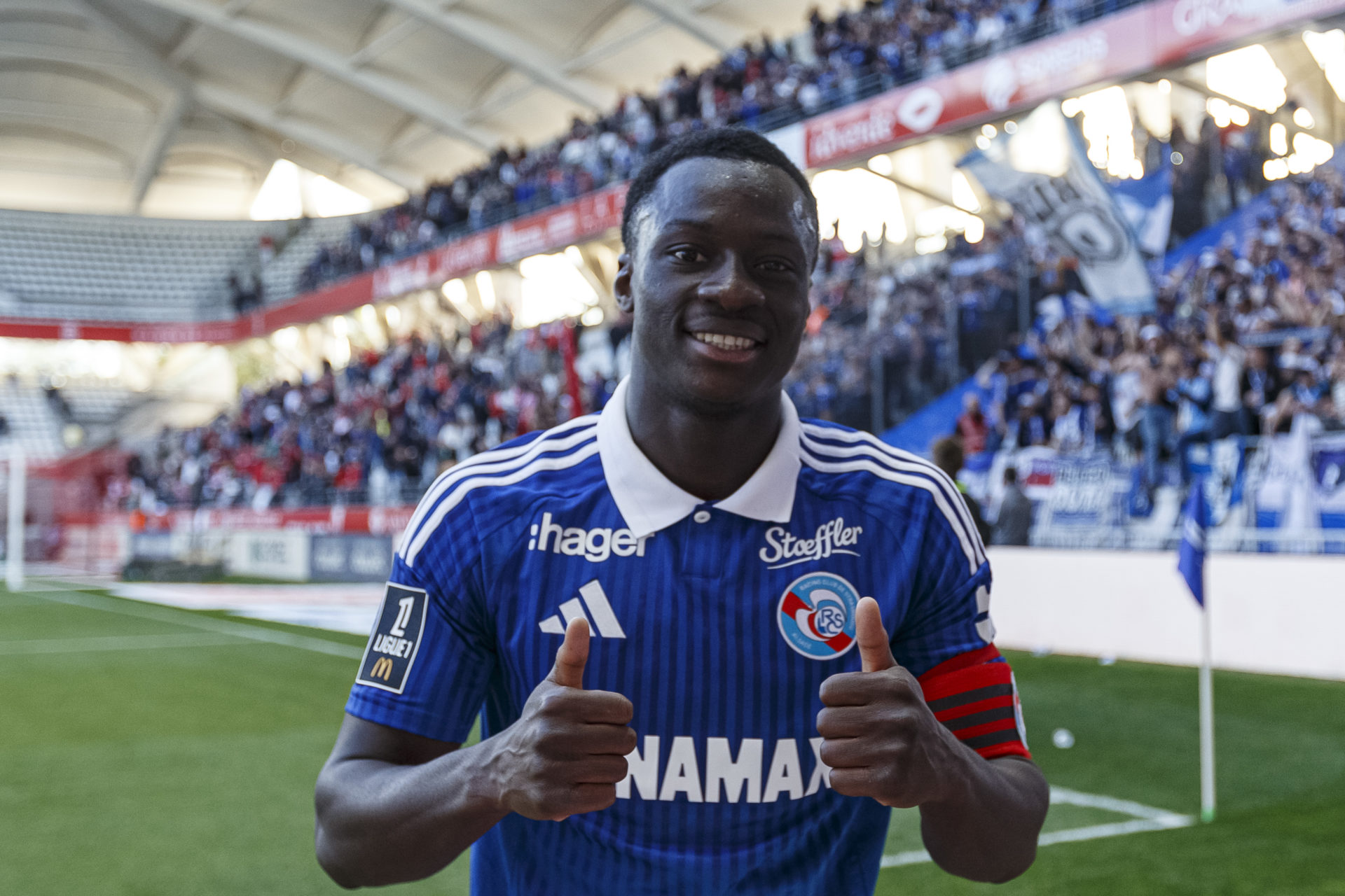 RC Strasbourg midfielder Habib Diarra.