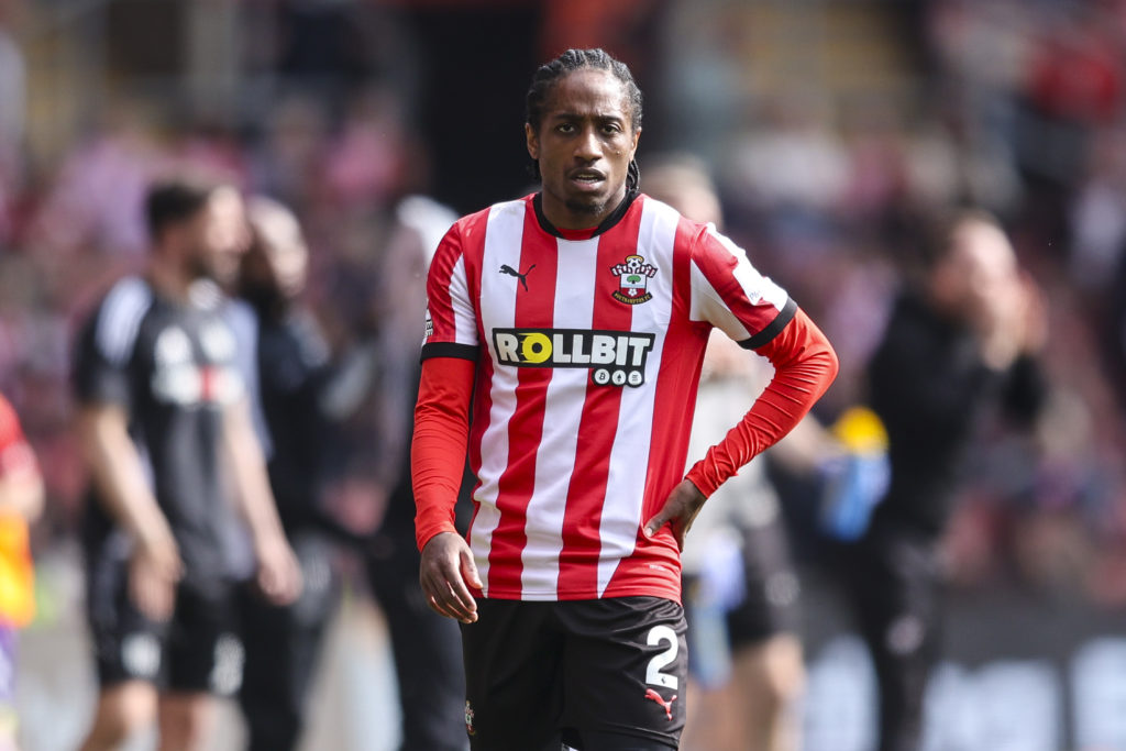 Kyle Walker-Peters during a game between Southampton and Fulham.