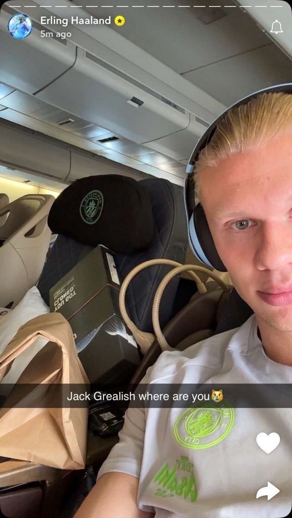Erling Haaland issues a message to Jack Grealish amid links to Everton