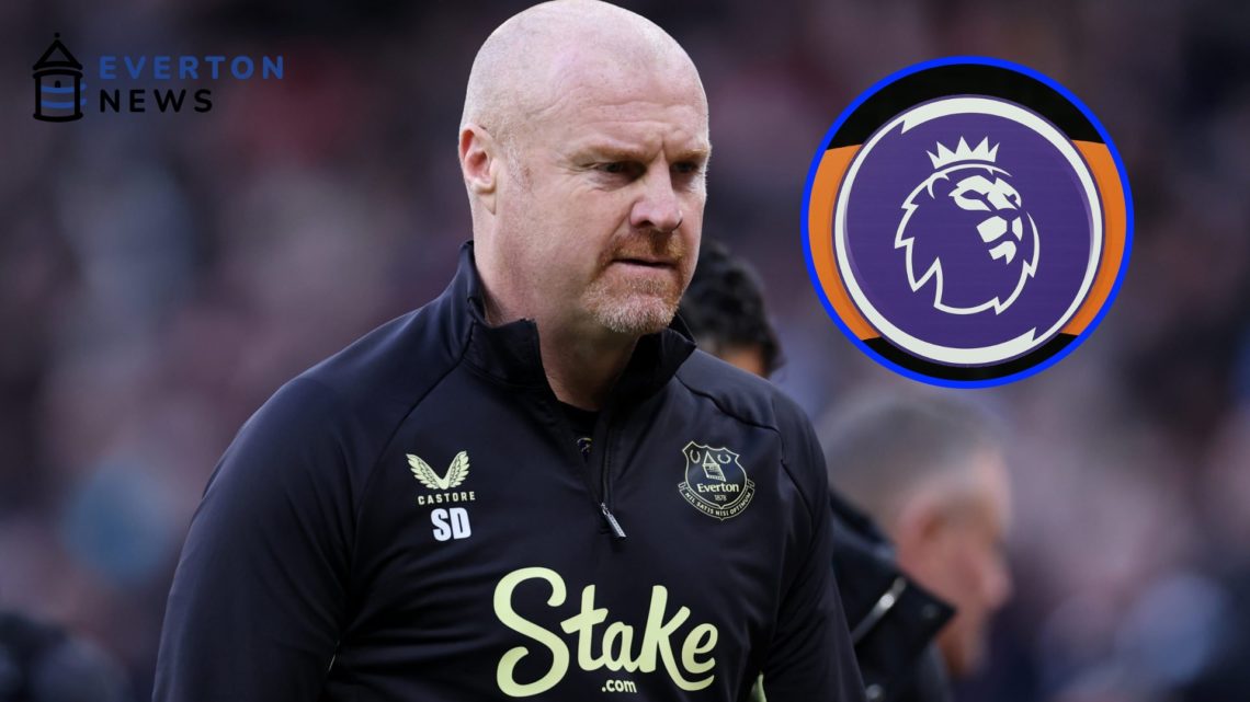 Sean Dyche walks down the Old Trafford tunnel after Everton lose to Manchester United.