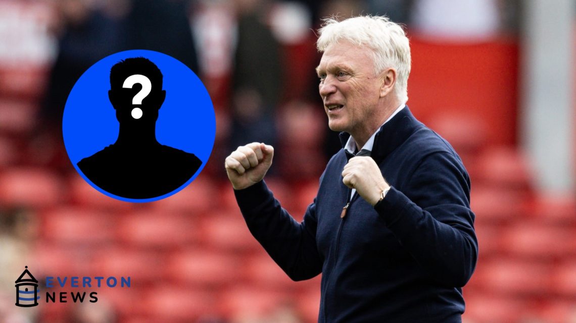 David Moyes celebrates Everton's away victory over Nottingham Forest at the City Ground.
