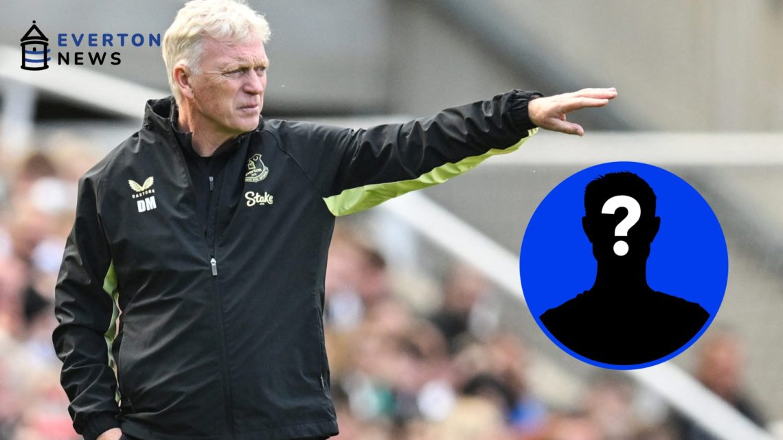 David Moyes points at his Everton players during their victory over Newcastle United.