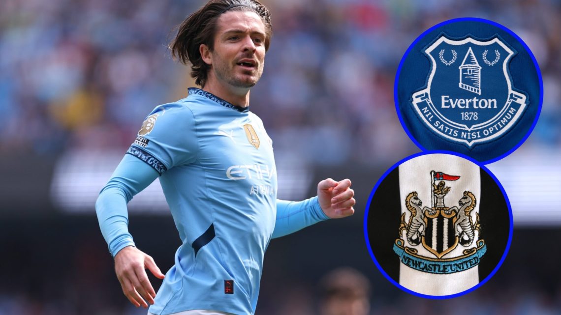 Jack Grealish plays for Manchester City in the Premier League vs Crystal Palace.