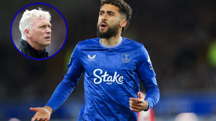 Everton striker Dominic Calvert-Lewin in action.