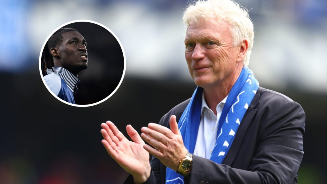 Everton Manager David Moyes applauds the fans at the end of the Premier League match between Everton FC and Southampton FC at Goodison Park. Inset:...