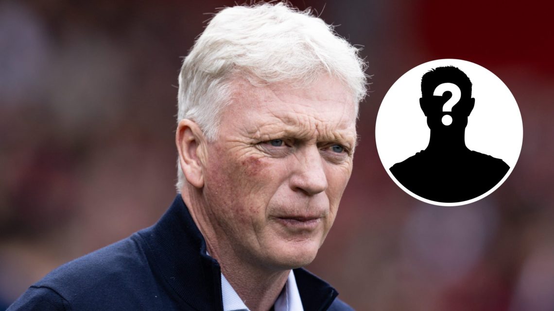 Everton's manager David Moyes looks on during the Premier League match between Nottingham Forest FC and Everton FC. Inset a mystery player