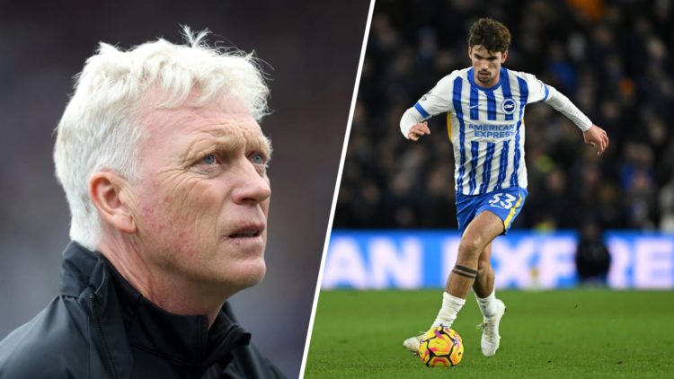 David Moyes, Manager of Everton, looks on prior to the Premier League match between Newcastle United FC and Everton FC. Matt O'Riley of Brighton & ...