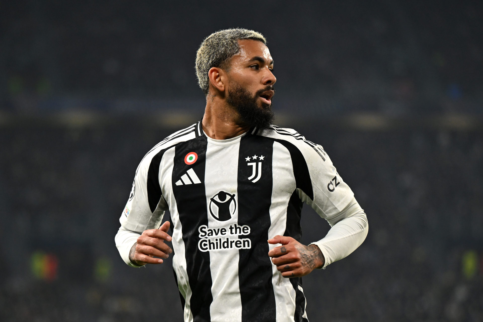 Juventus midfielder Douglas Luiz.