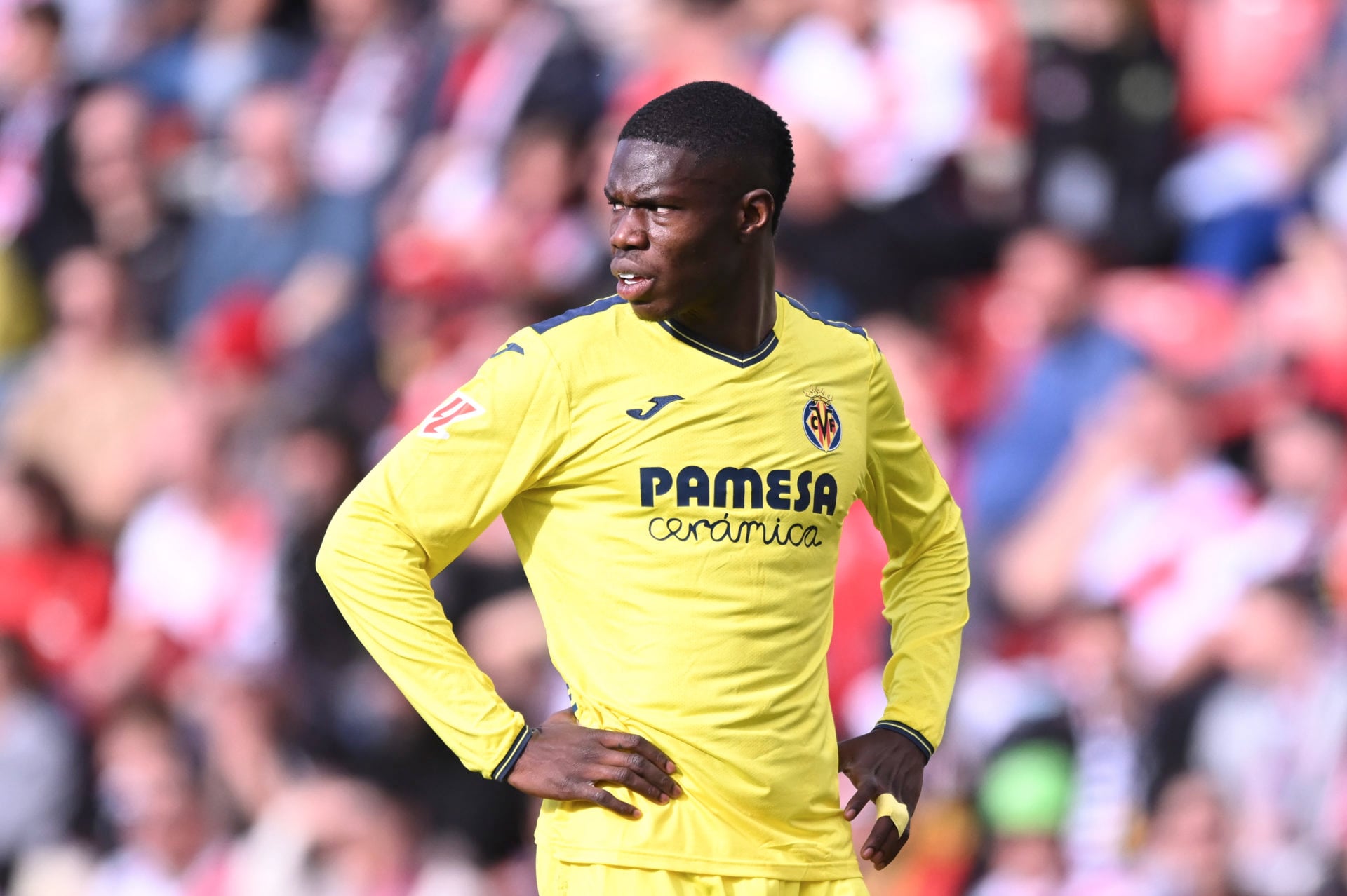 Villarreal striker Thierno Barry.