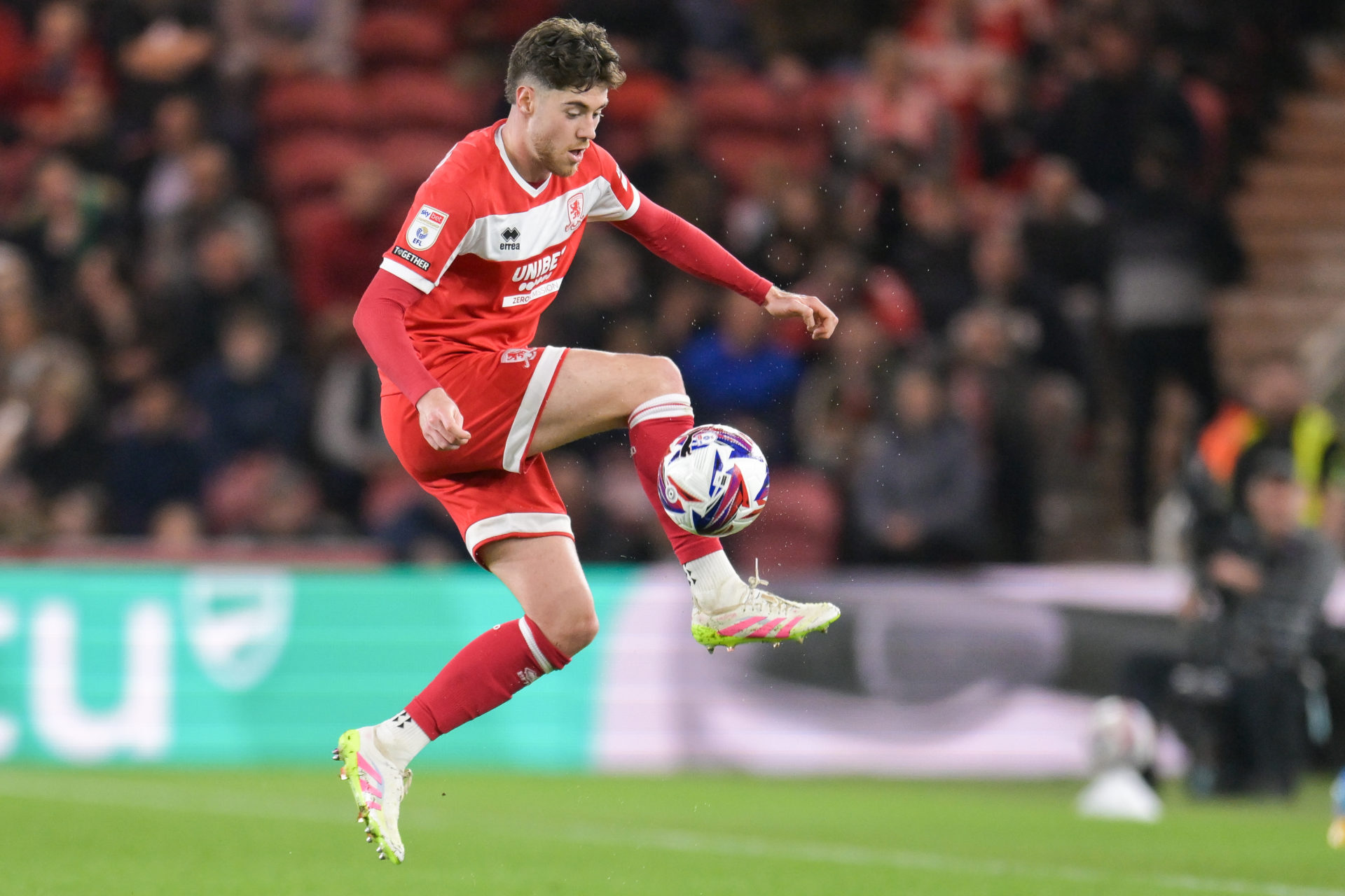 Middlesbrough FC midfielder Hayden Hackney.