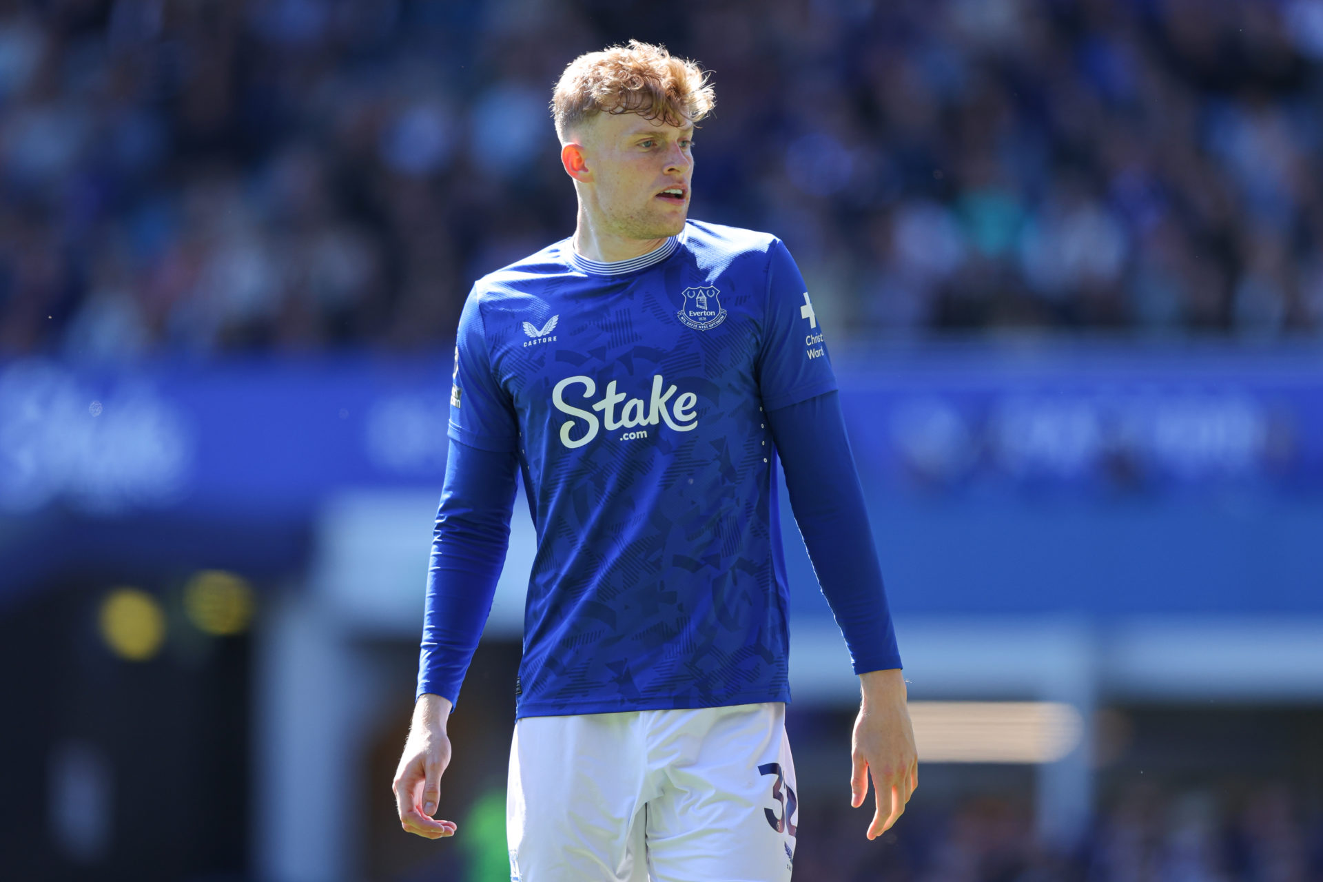 Everton defender Jarrad Branthwaite.