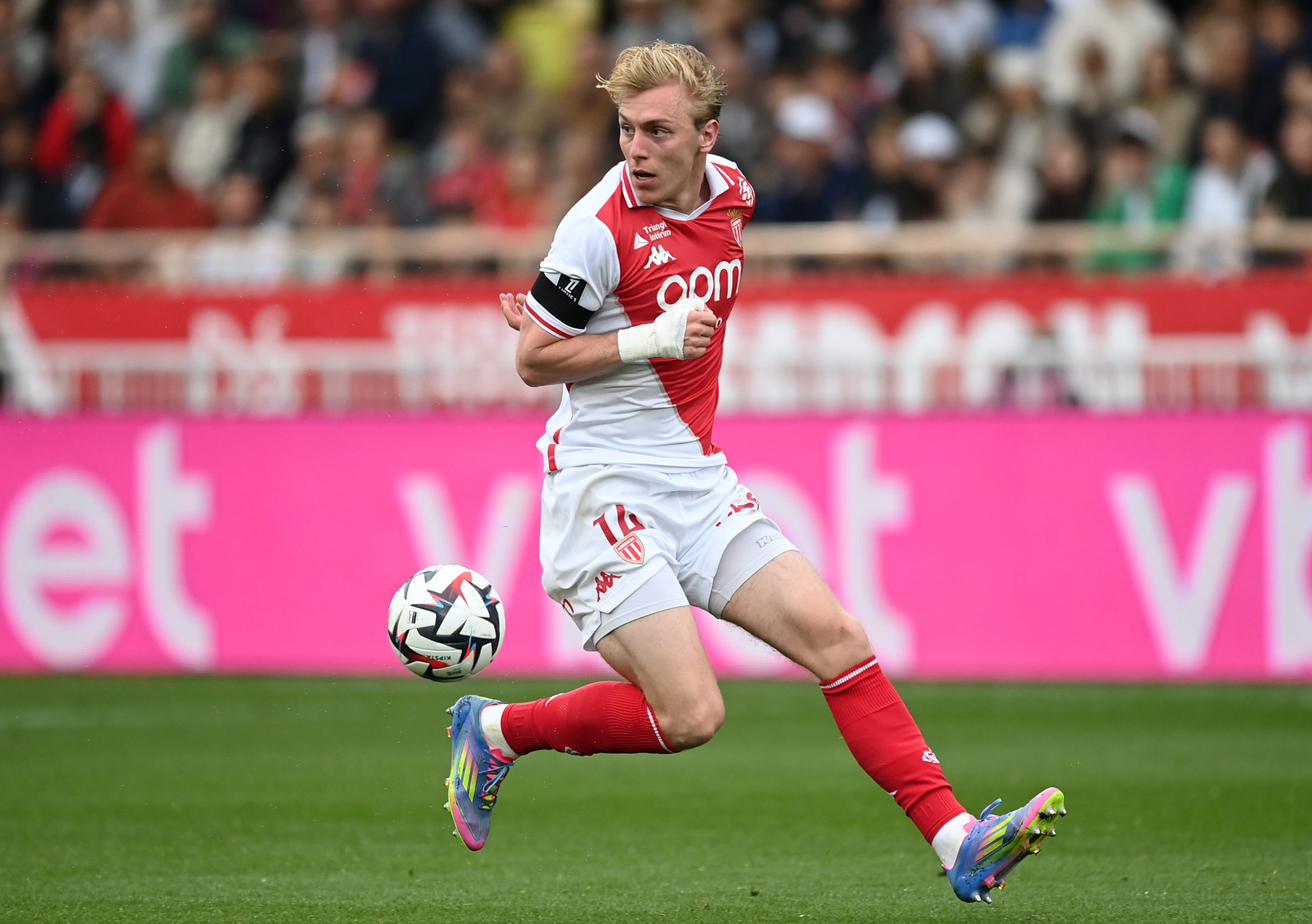 Monaco striker Mika Biereth.