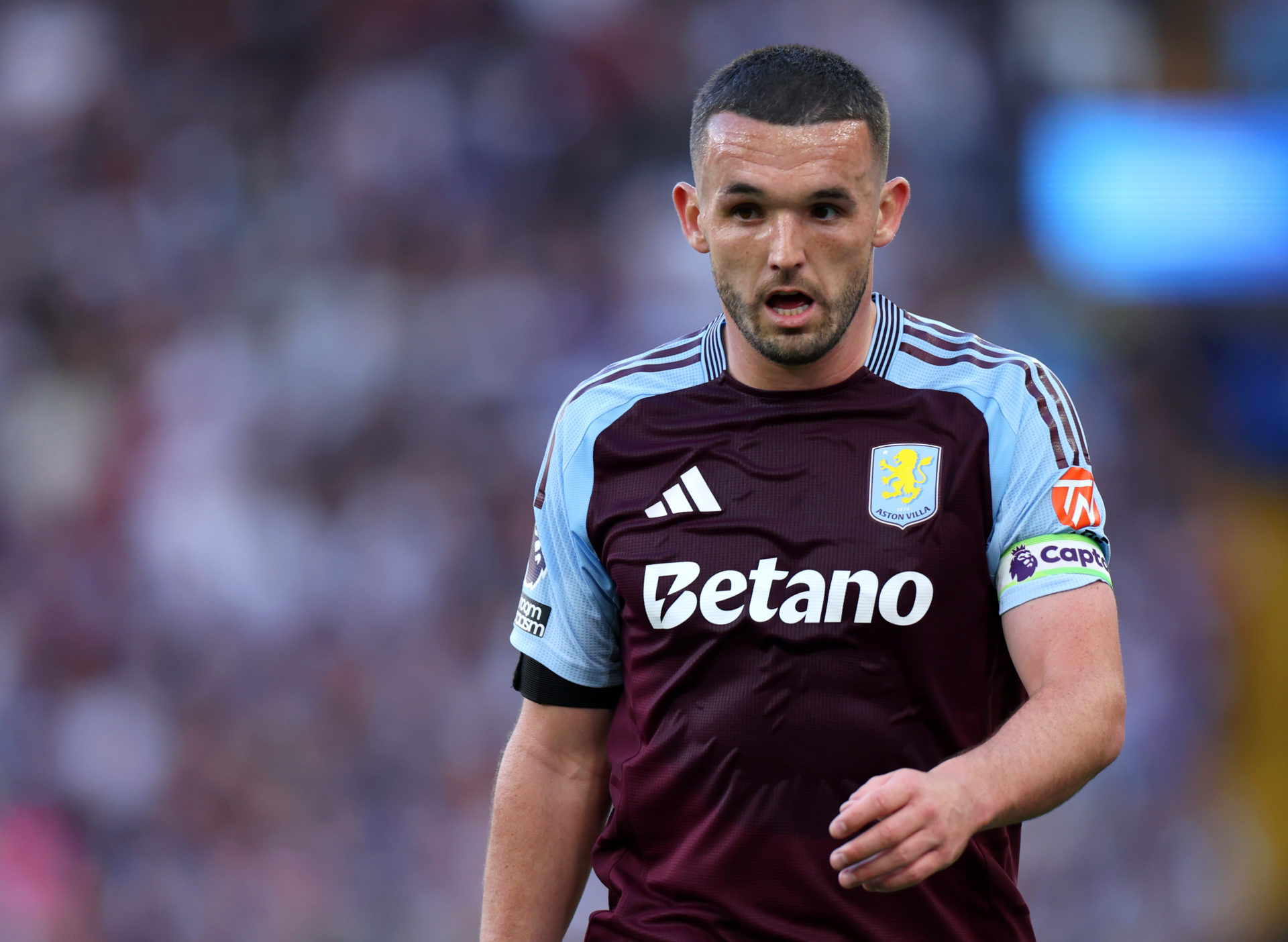 Aston Villa midfielder John McGinn.