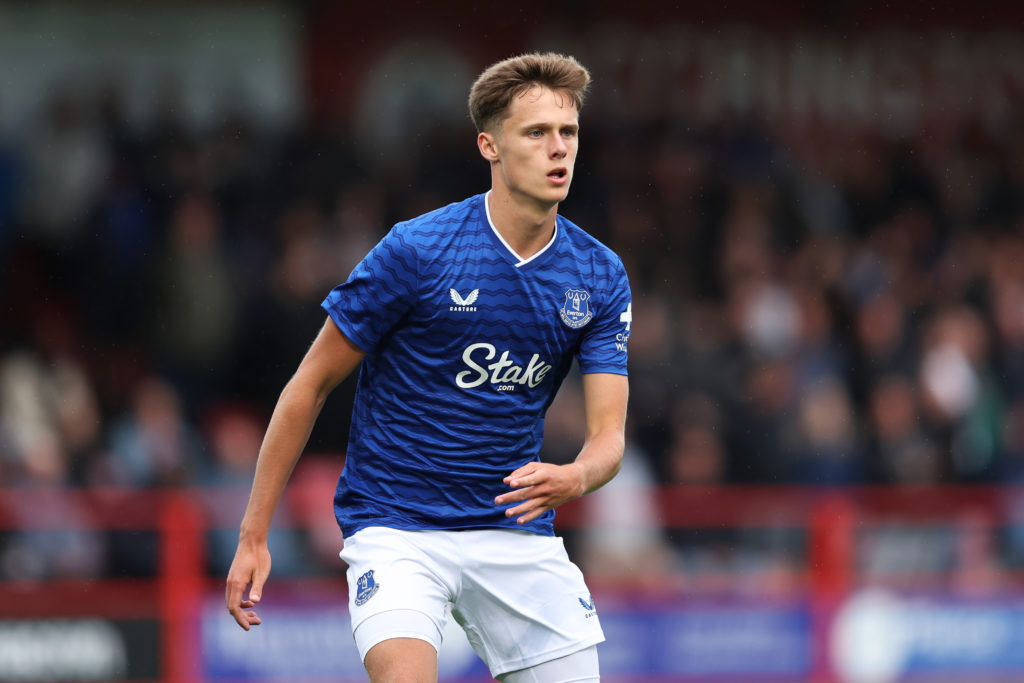 Everton midfielder Harrison Armstrong.