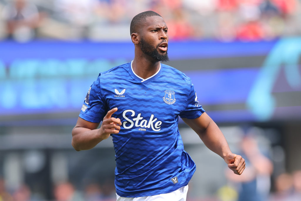 Everton centre-forward Beto.
