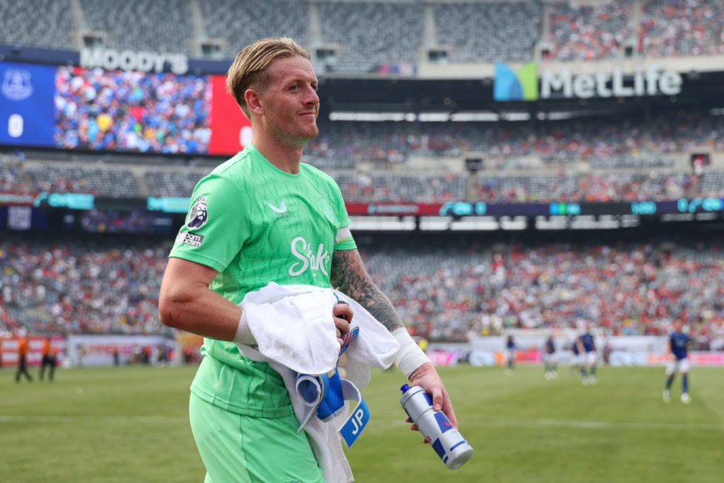 Everton goalkeeper Jordan Pickford.