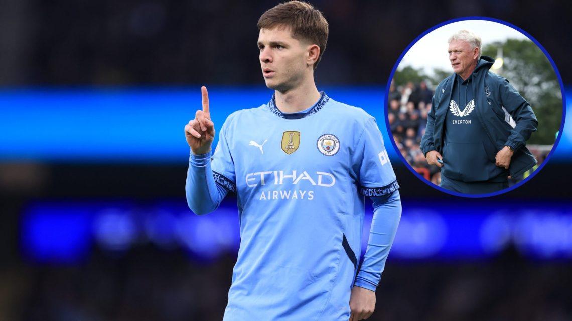 James McAtee plays for Manchester City in the Champions League.