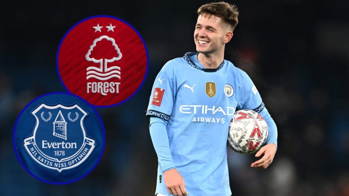 James McAtee smiles after scoring a hat-trick for Manchester City vs Salford in the FA Cup.