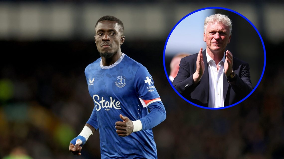 Idrissa Gana Gueye plays for Everton in the FA Cup against Peterborough United. David Moyes applauds Everton fans following their win over Southamp...