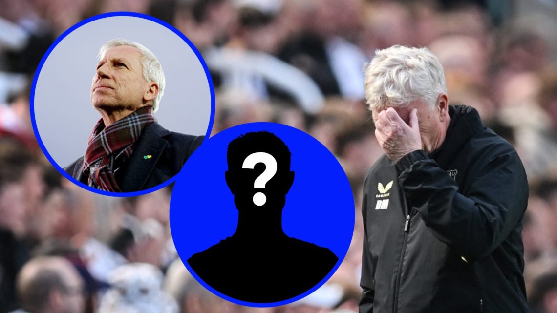 David Moyes has his head in his hands as Everton play Newcastle United in the Premier League.