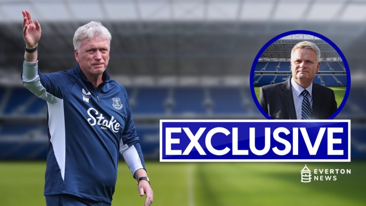 David Moyes the head coach / manager of Everton during the pre-season friendly match between Everton and AS Roma at Hill Dickinson Stadium. General...