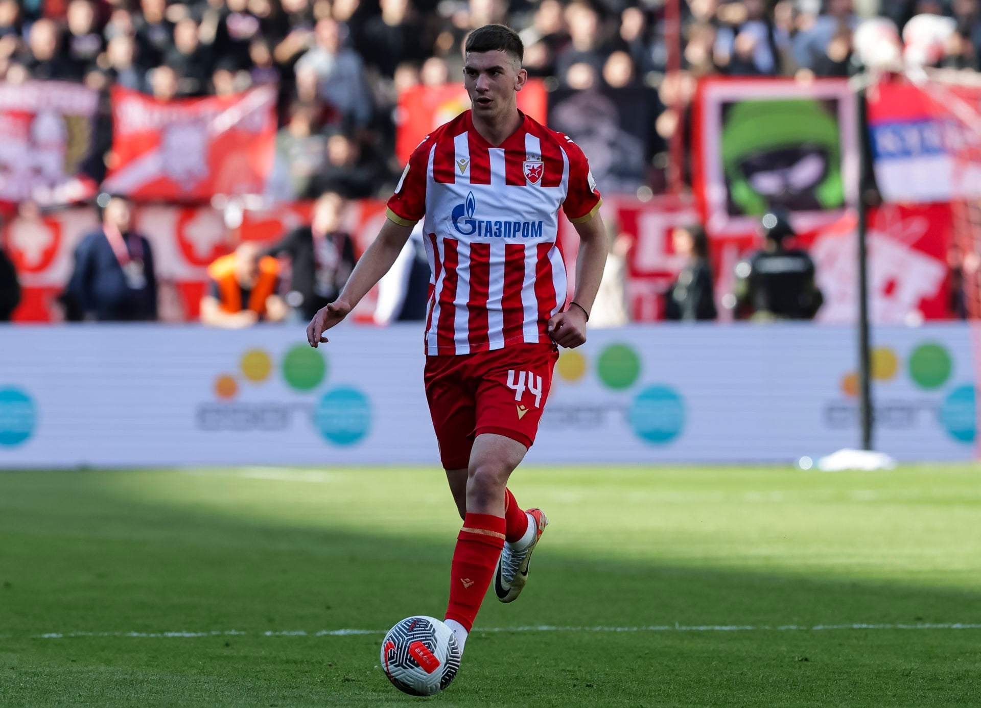Crvena Zvezda defender Veljko Milosavljevic.