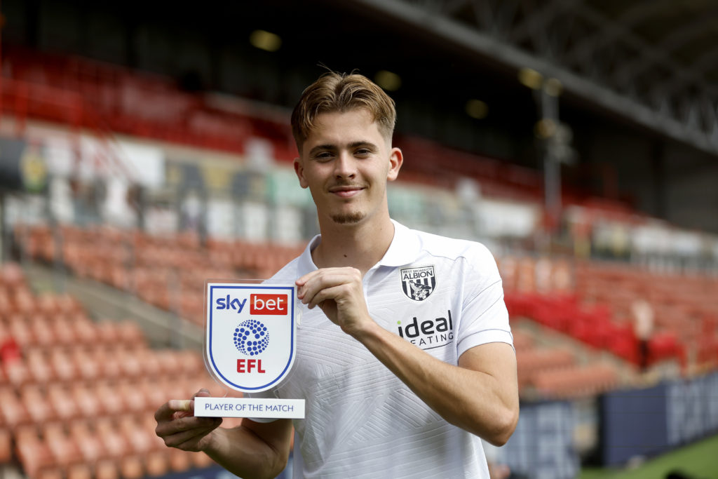 West Bromwich Albion attacker Isaac Price.
