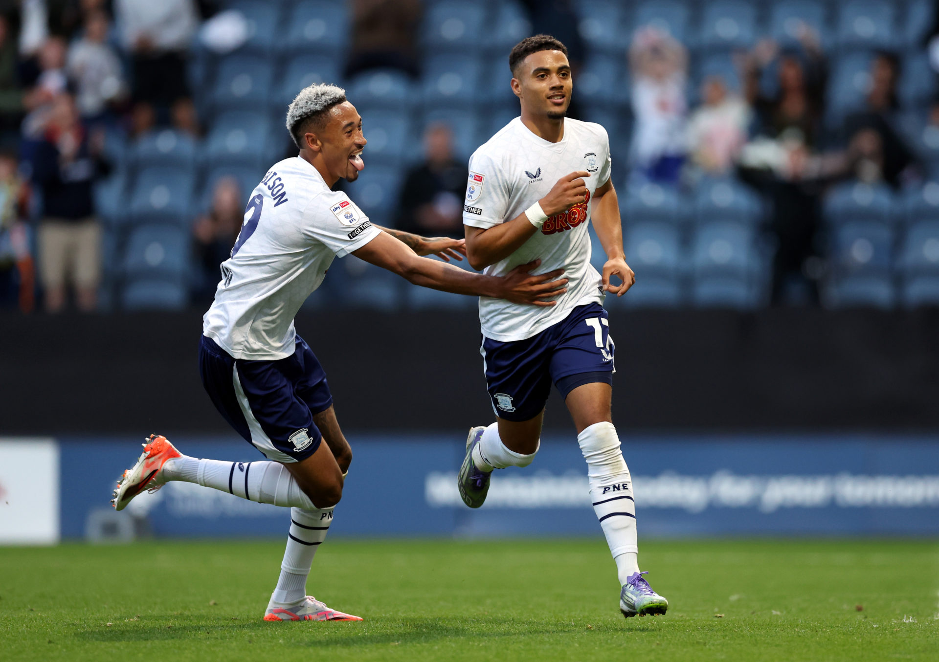 Preston North End winger Lewis Dobbin.
