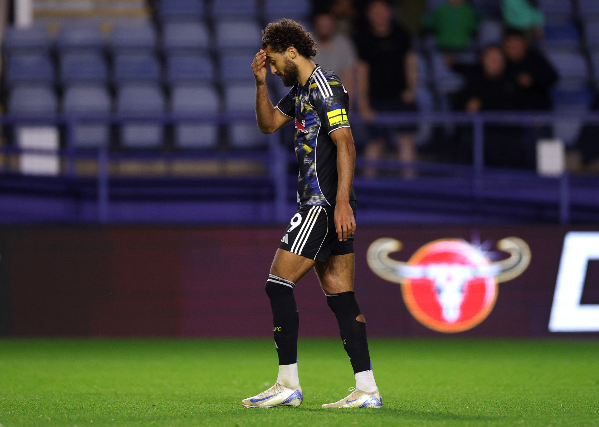 Leeds United striker Dominic Calvert-Lewin.