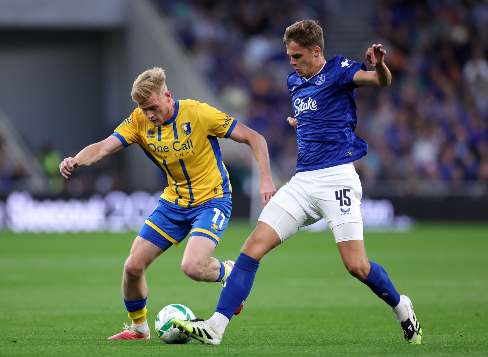 Everton midfielder Harrison Armstrong.