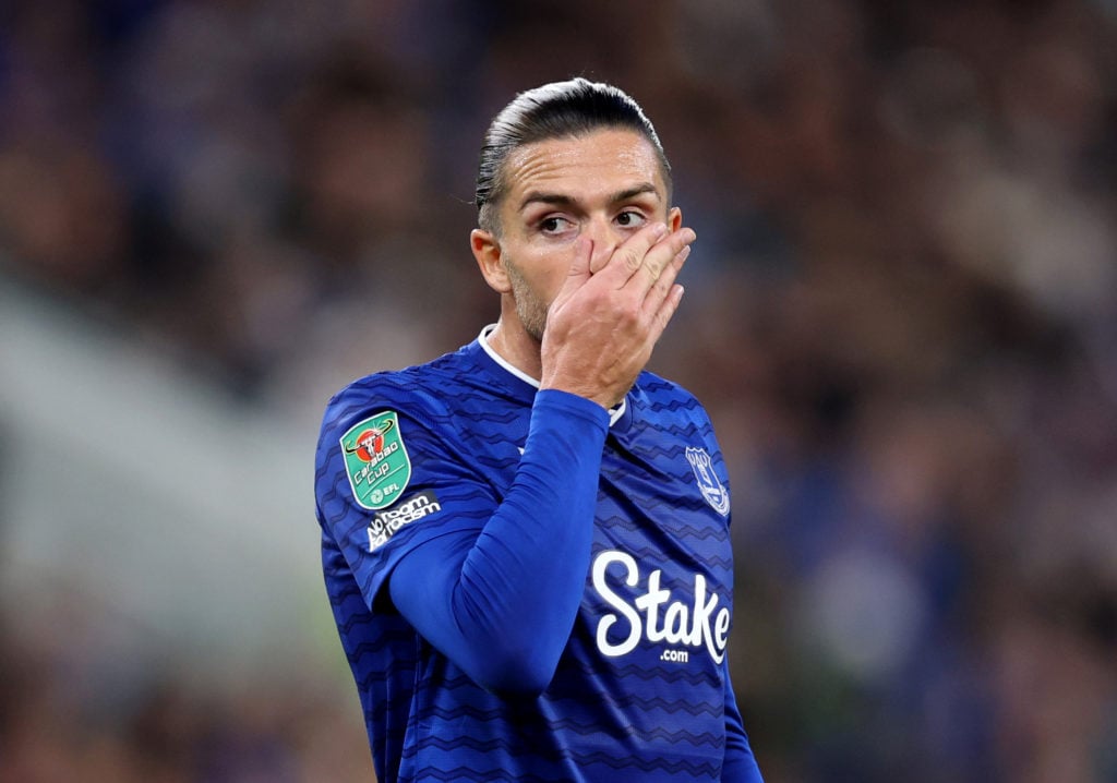 Everton winger Jack Grealish.