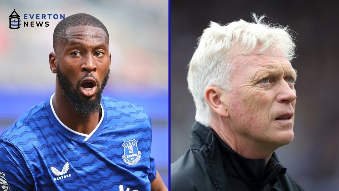 Beto plays for Everton in the Summer Series against AFC Bournemouth. David Moyes reacts during Everton's victory against Newcastle United.