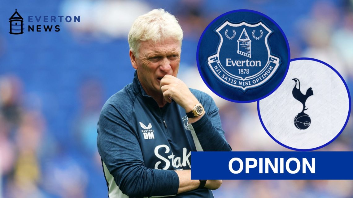 David Moyes watches his Everton side warm-up ahead of their game against Brighton & Hove Albion.