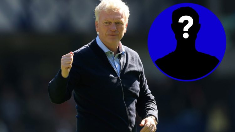 Everton manager David Moyes after 1-1 draw to Arsenal. Inset, EN mystery player icon.