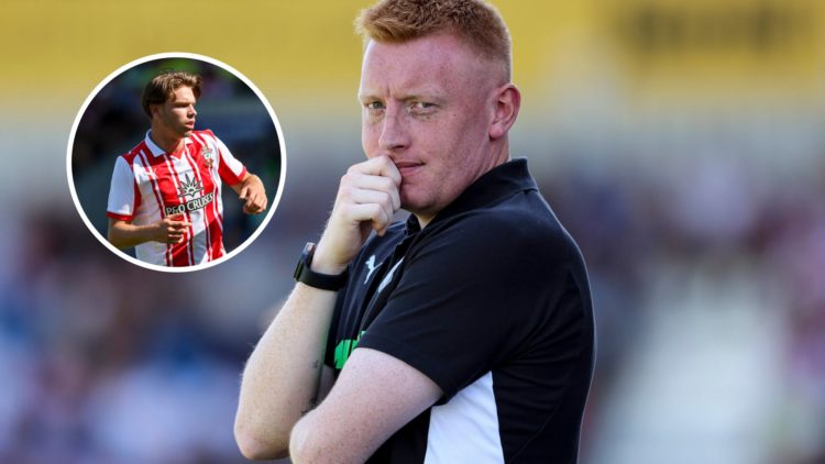 Southampton manager Will Still. Inset of Tyler Dibling.